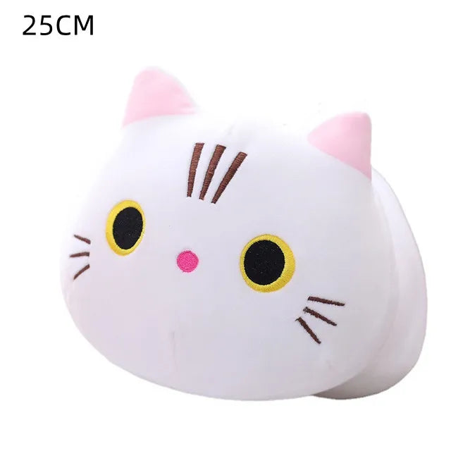 18cm/40cm/55cm Black Cat Shaped Soft Plush Pillows Doll Lovely Cartoon Animal Stuffed Toys Girls Birthday Gifts Ornaments