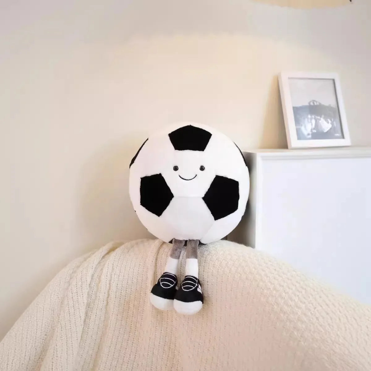 Fun Ball Games Dolls Plush Toy Basketball Doll Bedroom Decorations Billiards Black Eight Football Baby Dolls Pets Toys