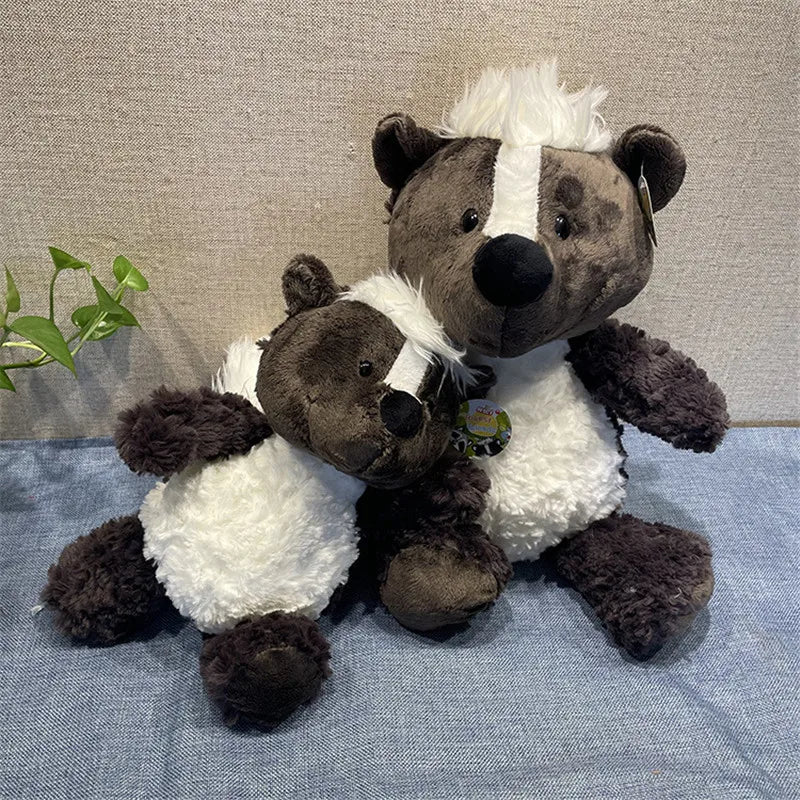 1pc 25/35/45cm Kawaii Fluffy Mellivora capensis Plush Toy Long Tail Honey Badger Festival Doll Children's Elegant Gift