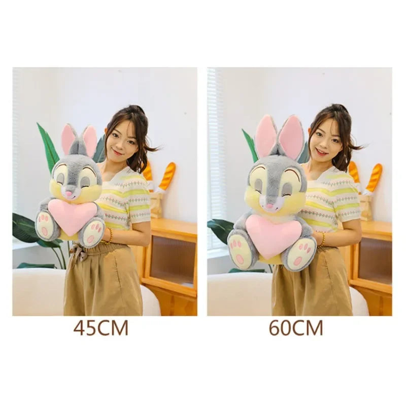 45cm Disney Bugs Bunny Plush Toy Stuffed Animals Love Hug Bunny Rabbit Anime Cartoon Movie Plushies Stuffed Doll Toys Gift