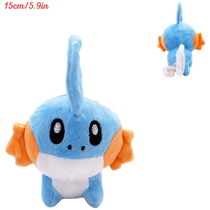 Pokemon Poke Ball Gengar Jigglypuff Psyduck Charmander Plush Toys Anime Dragonite Mudkip Mew Marill Porygon Peluche Dolls Gifts