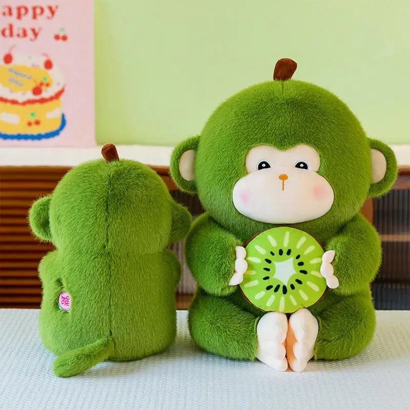 Stuffed Monkey Doll Cute Green Animal Plushie Stuffed Toy 30cm/11.8inch Cartoon Monkey Stuffed Animal Plush Stuffed Plush Toy