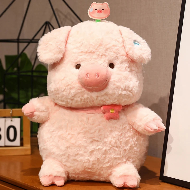 1pc 25/35/45cm Cute Fat Pink Pig Plush Kawaii Anime Pig Plushie Cute Stuffed Animals Peluche Girl Girlfriend Nice Birthday Gift