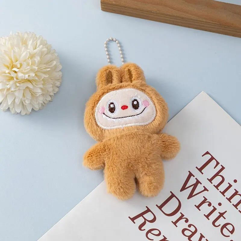 Labubu Cute Doll Pendant Plush Toys Soft Kawaii Stuffed Toy Backpack Accessories Plush Doll Birthday Gift