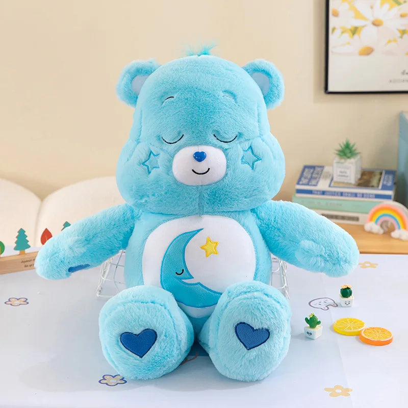 40cm Miniso Rainbow Bear Cartoon Plush Doll Super Soft and Soothing Sleeping Doll Surprise Children's Birthday Gift