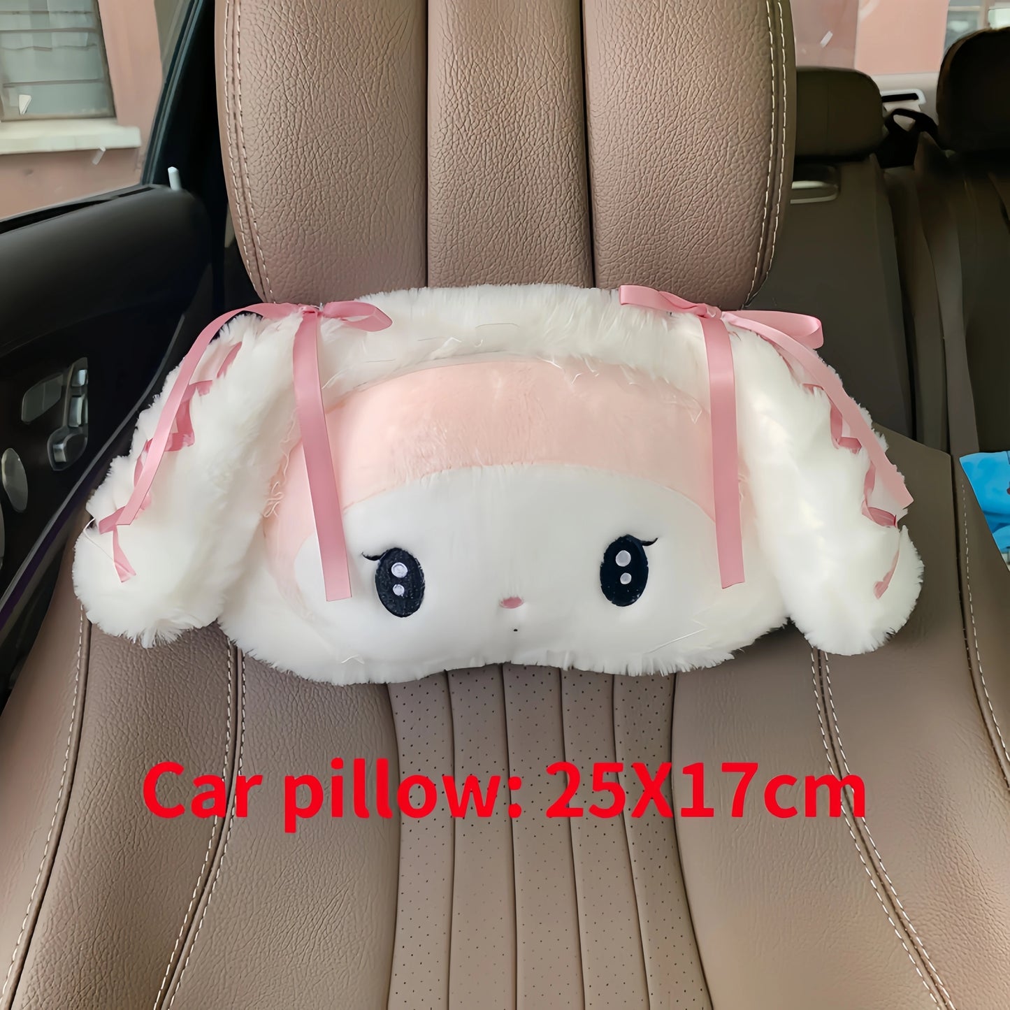 Kawaii Sanrio Lolita Pillow Blanket My Melody Car Pillow Kuromi Seat Belt Cover Stuffed Anime Cuddly Plushies Hello Kitty Toy