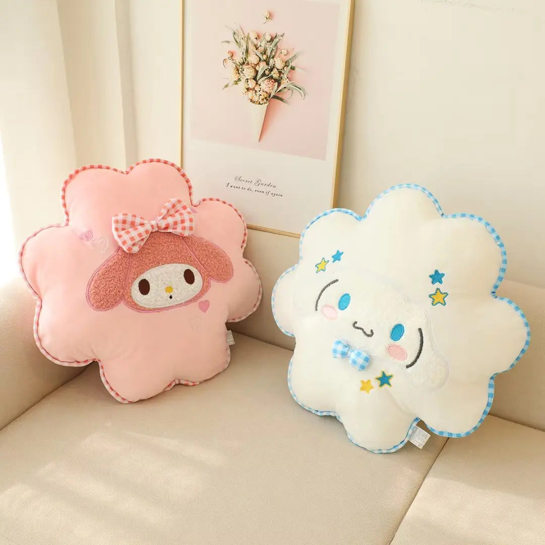 Sanrio My Melody Plush Cushion Cute Cartoon Anime Cinnamoroll Hello Kitty Stuffed Pillow Bithdays Gifts For Girl