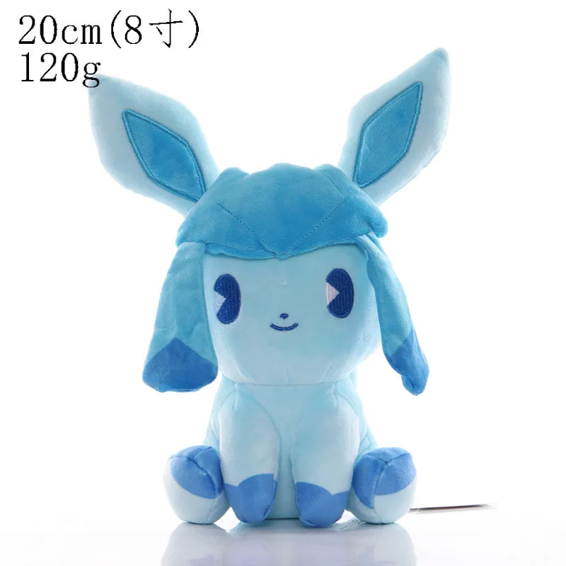 Pokemon Pikachu Eevee Family Plush Dolls Sylveon Leafeon Flareon Jolteon Vaporeon Stuffed Toys Hobbies Xmas Gift For Kids