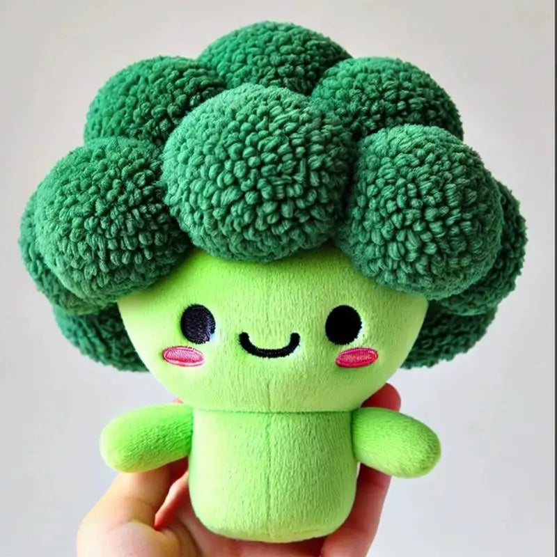 Stuffed Broccoli Plush Soft Pillow Toy Broccoli Plushies Doll Vegetables Plush Pillow Cushion For Friends Family Boys