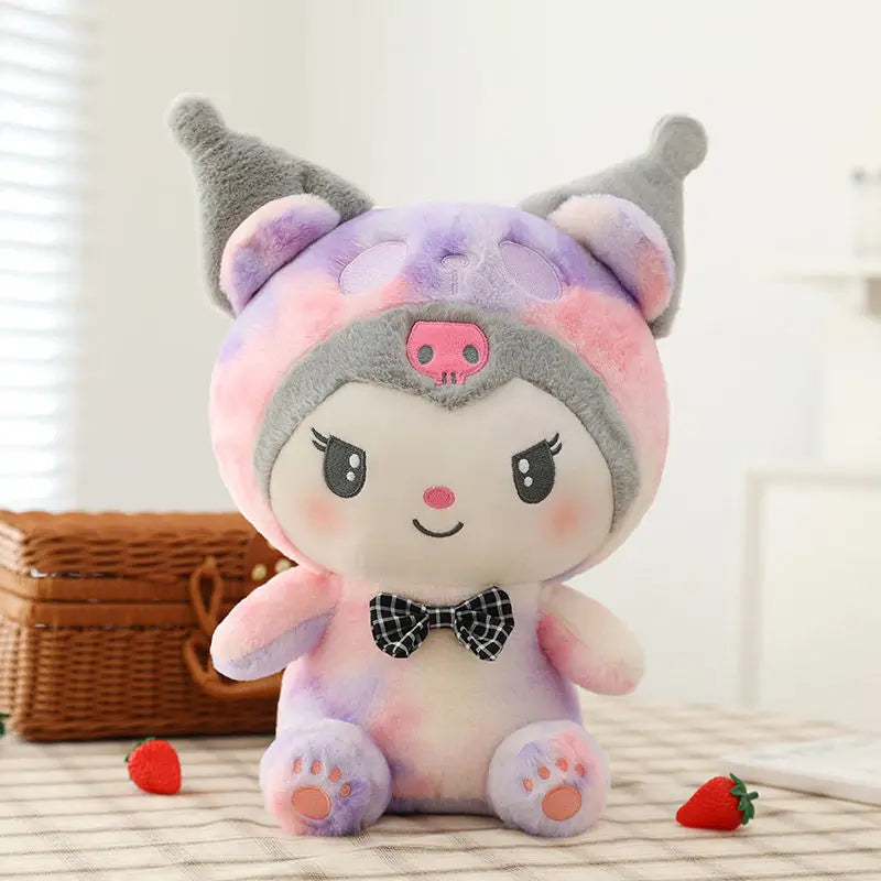 30CM Sanrio Plushies Dolls Cartoon Kuromi Stuffed Plush Doll My Melody Plush Toys Pillow Room Decoration Children Birthday Gifts