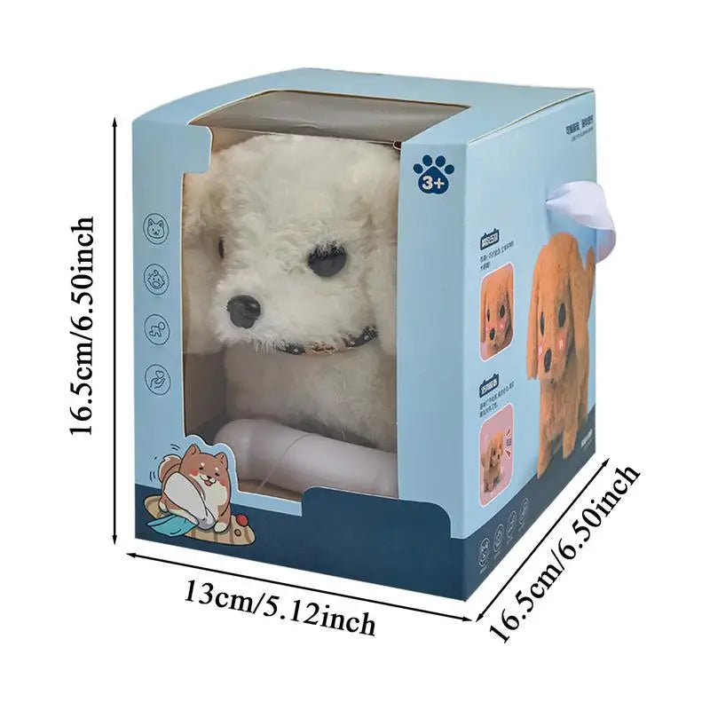 Walking Plush Puppy Interactive Plush Pet Kids Toys Plush Toy Puppy Interactive Dog Walking Barking Wagging Tail Funny Toy For