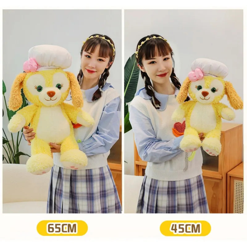 Disney 45cm Cookie Ann Plush Toy Stuffed Cartoon Anime Fluffy Dog Plushies Appease Sleeping Throw Pillow Doll For Girl Xmas Gift