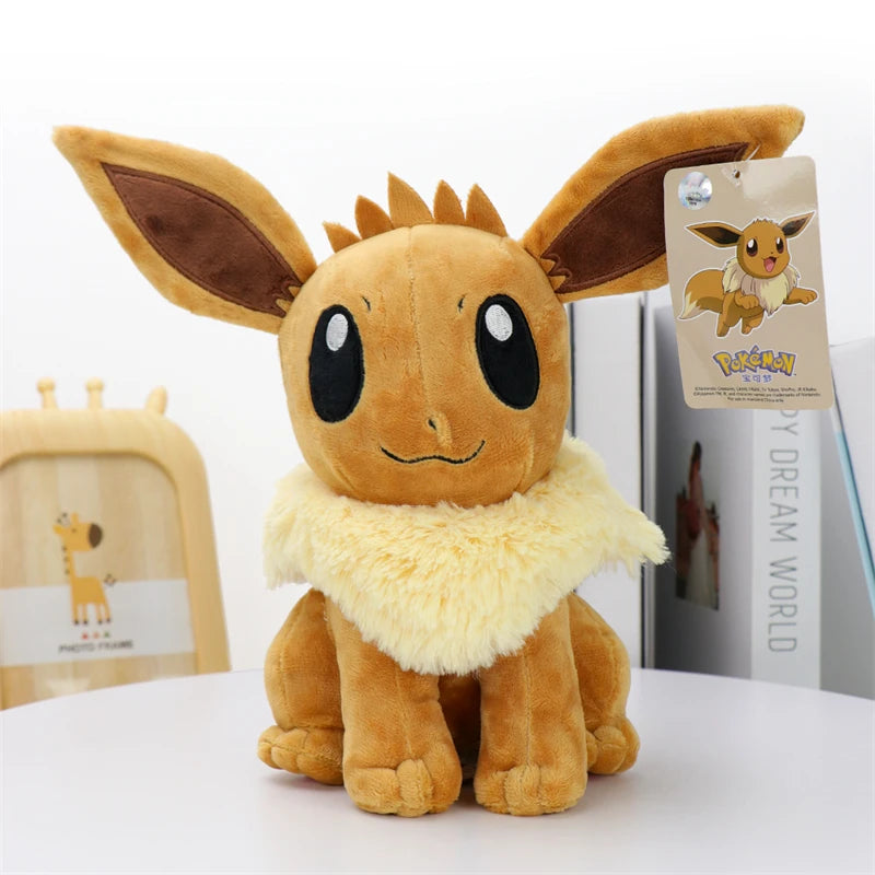 Oringinal Plush Toys Eevee Evolution Sylveon Umbreon Espeon Sylveon Glaceon Jolteon Stuffed Animals Peluche Dolls Gifts