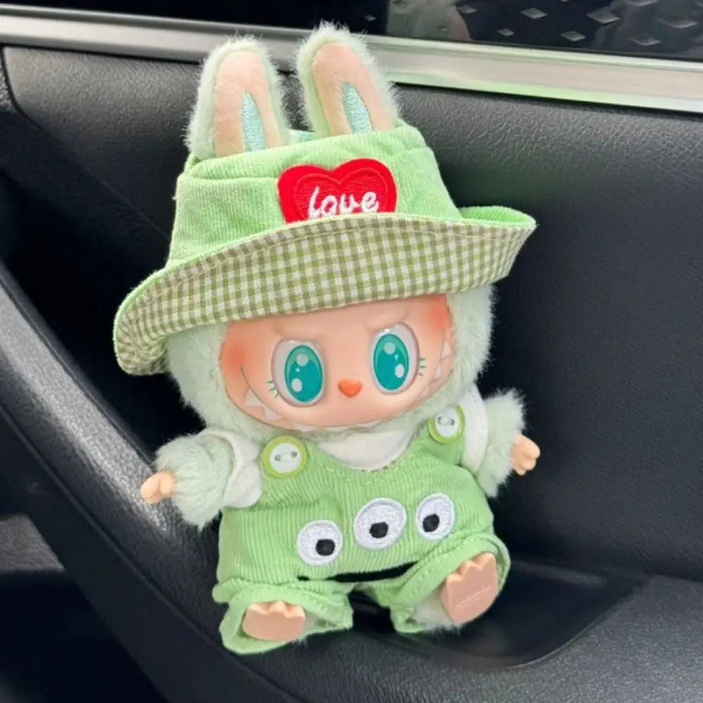 New Multiple Styles Plush Dolls Clothes with Hat Handmake T-shirt Pants Cute Fashion Dresses Skirt For 15cm Cotton Dolls