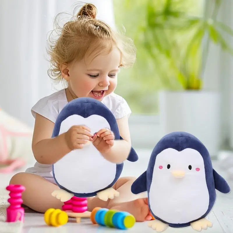 Stuffed Penguin Stuffed Animals Cartoon Penguin Doll 9.8 Inch Soft Animal Penguin Plush Toys KidsPlush Toy Pillows For Kids