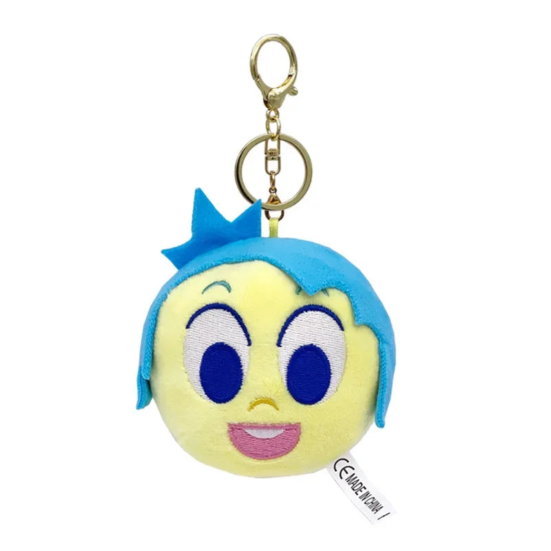 Animation Character Plush Keychain Sadness Fear Joy Doll Inside Out 2 Children's Birthday Christmas Gift Series Toys