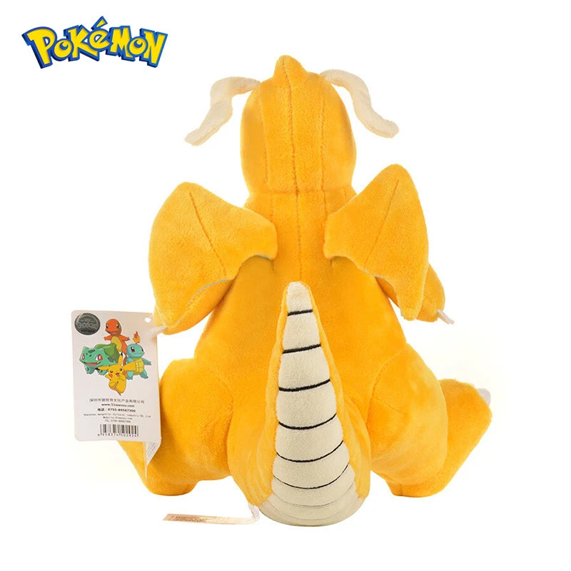 Pokemon Kawaii Dragonite Stuffed Toys Cartoon&Cute Fast Dragon Plush Dolls Throw Pillow Birthday Gift  For Kids Friends Boys