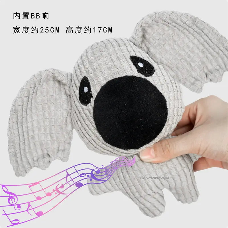 Plush Dog Toy Animals Shape Bite Resistant Squeaky Dog Toys for Small Large Dogs Puppy Pets Training Accessories