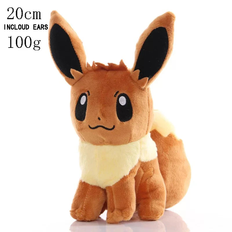 Anime Pokemon Plush Toy Kawaii Pikachu Charmander Squirtle Bulbasaur Eevee Stuffed Wholesale Claw Machine Doll Gift For Kids