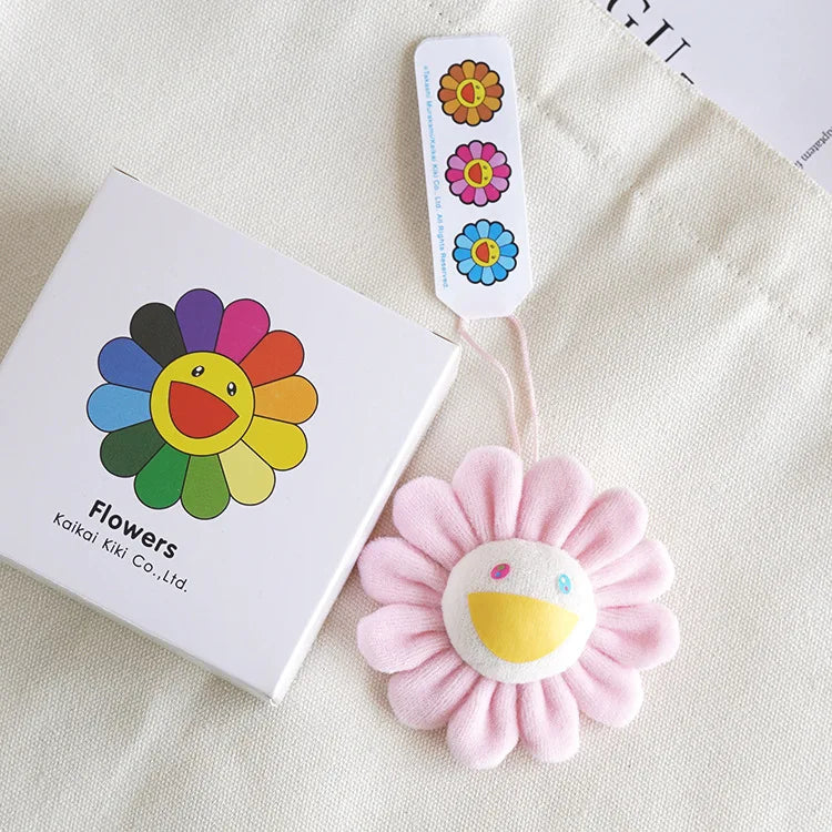 Sunflower Plush Brooch Pendant Backpack Pendant Celebrity Same Style Fashion Cute Trendy Gift Birthday Unisex Toy Periphery