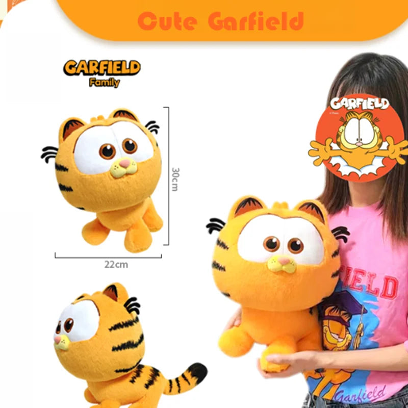 New GARFIELD Original Plush Doll Odie Peluche Toy Cartoon Cat Plushie Keychain Collectible Christmas Stuffed Shoulder Bag Gift