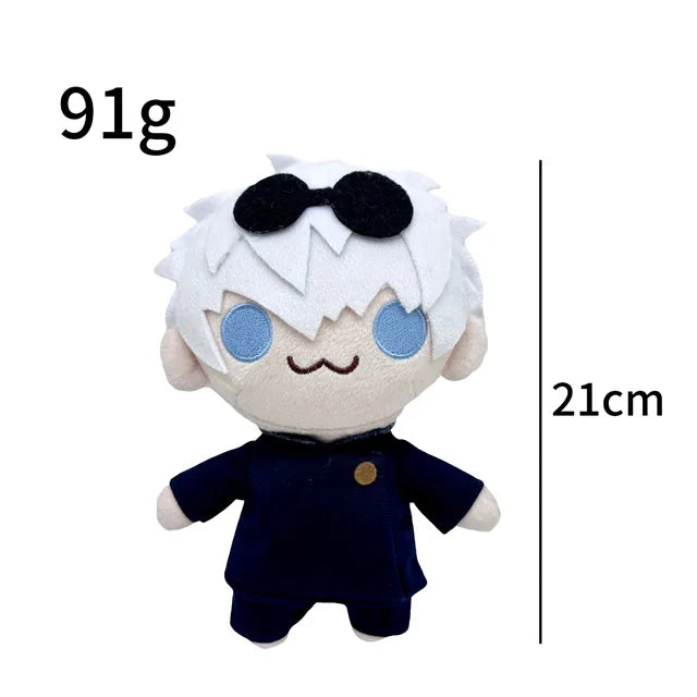 New Gojo Saturo Geto Suguru Jujutsu Kaisen Cosplay Plush Cute Soft Collection Props 21cm