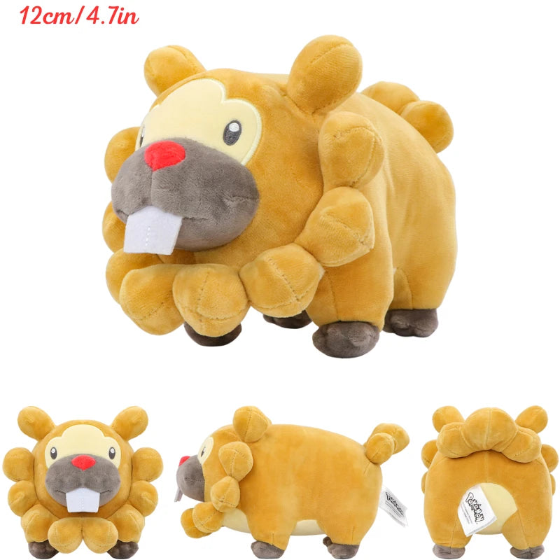 Pokemon Beedrill Shiny Cubone Mimikyu Scream Tail Plush Toys Anime Sleeping Oshawott Bulbasaur Cyndaquil Bidoof Peluche Dolls