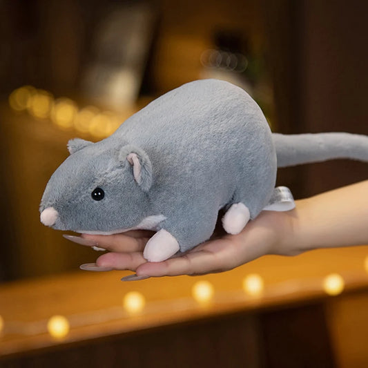 32cm New Mini Soft Plush Simulation Mouse Plushie Doll Stuffed Rat Plush Animal Toy Mascot Peluche Mouse Doll for Pet