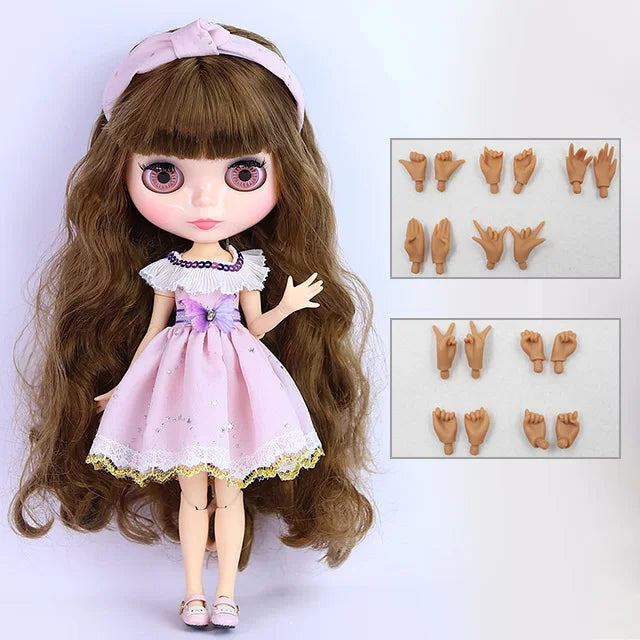 ICY DBS Blyth Doll 1/6 BJD Anime Doll Joint Body White Skin Matte Face Special Combo 30cm TOY