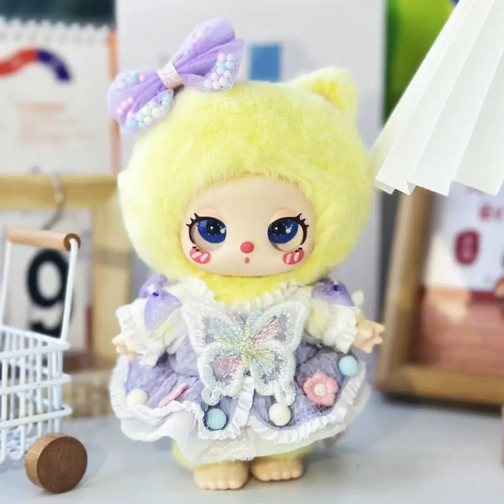 Mini Doll'S Clothes Outfit Decoration For Liila Lucky Cat Idol beautiful dress Little Clothes