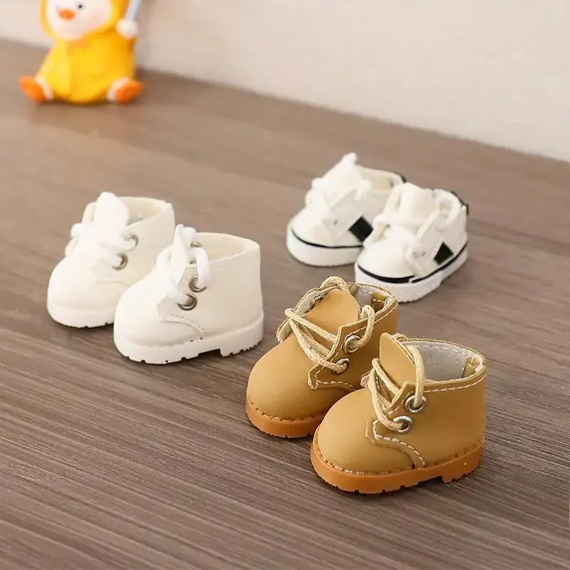 (Only shoes)for 17cm Labubu shoes outfit Dolls Shoes Boots Toys Casual Sports Shoes Dolls Accessories