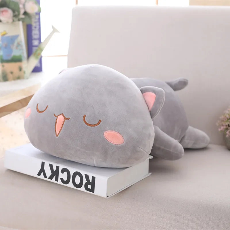 High Quality Cute Cat Stuffed Cute Cat Doll Lovely Animal Pillow Soft Cartoon Toys for Children Girls Christmas Gift