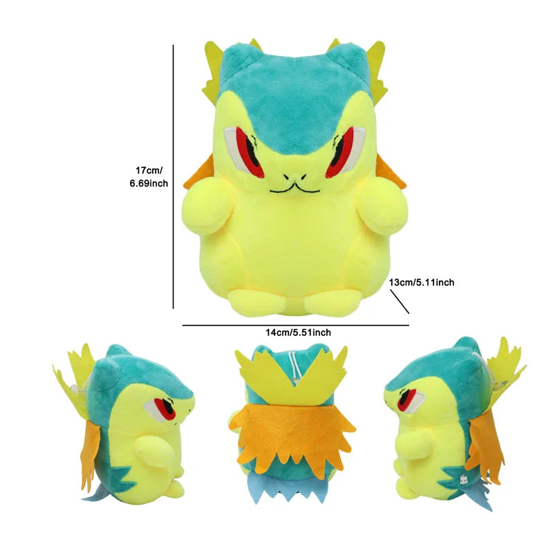 Pokemon Scream Tail Plush Toys Oshawott Pikachu Scorbunny Darumaka Sthffed Typhlosion Pansage Palafin Peluche Dolls Gifts Kids