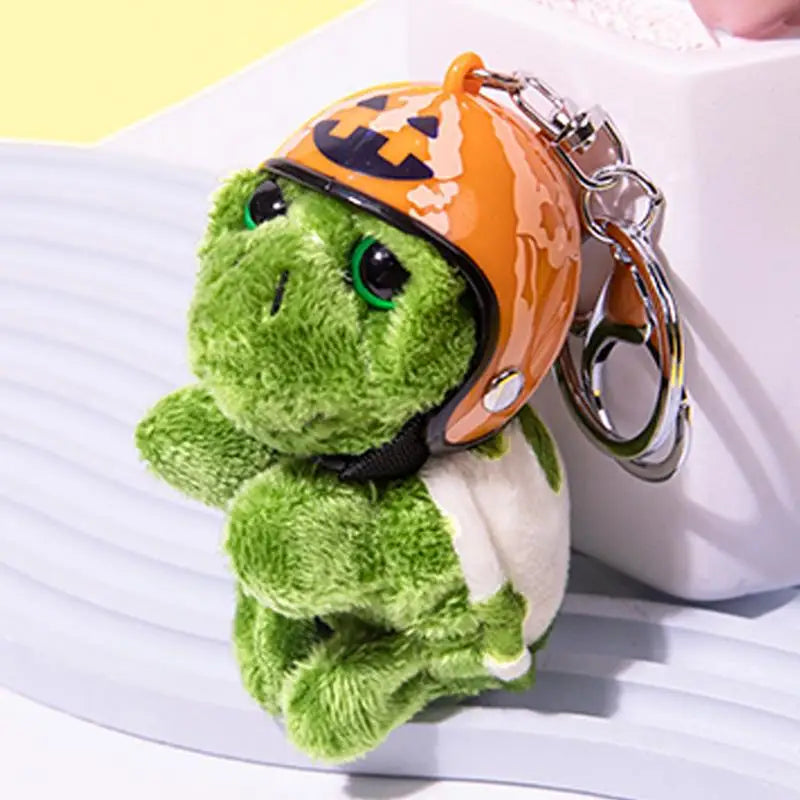 Turtle Plush Keychain Plush Key Ring Doll Lovely Plush Key Ring Doll Cartoon Bag Pendant With Headcover For Christmas Holiday