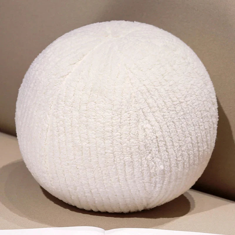 30cm Ins Style Ball Pillow Soft Plush PP Cotton Sofa Pillow Ornament Stuffed Nordic Round Pillow Throw Pillows Home Decoration