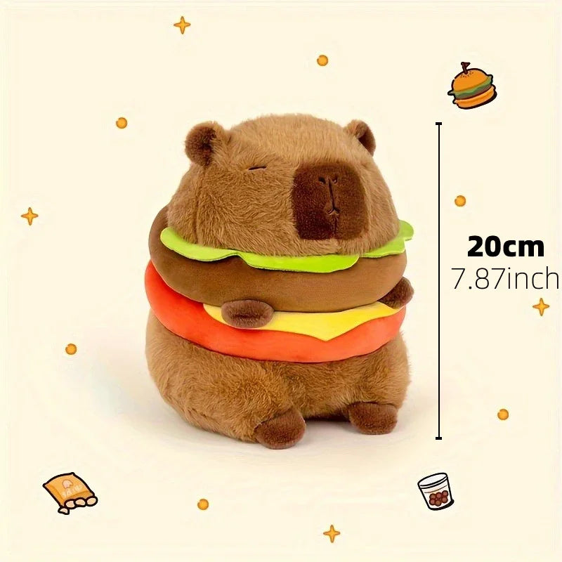 23cm Capybara Plush Simulation Capibara Anime Fluffty Toy Cute Doll Stuffed Animals Soft Doll Plush Christmas Thanksgiving Gift