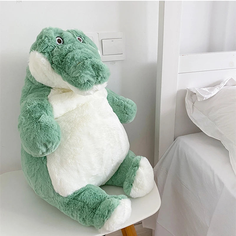 Soft Tiger Plush Toy Throw Pillow Stuffed Animals Duck Crocodile Doll Comfortable Hug Plushies Decorative Pillow For Sofa Gifts