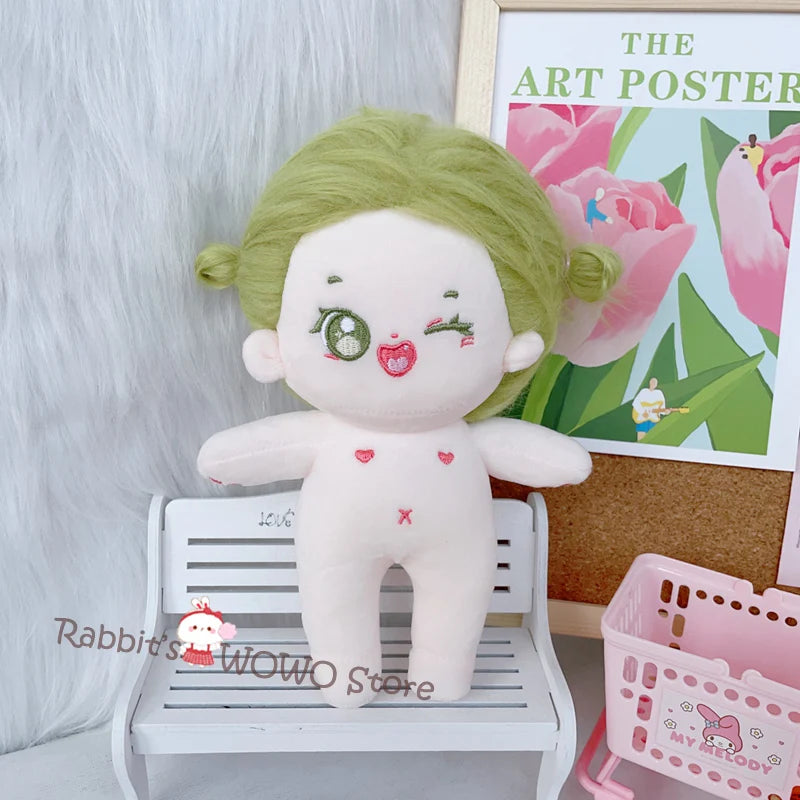 20cm IDol Doll Plush Star Dolls Cute Stuffed Dressing Figure Toys Cotton Doll Plushies Toys Fans Collection Gift Children Gifts