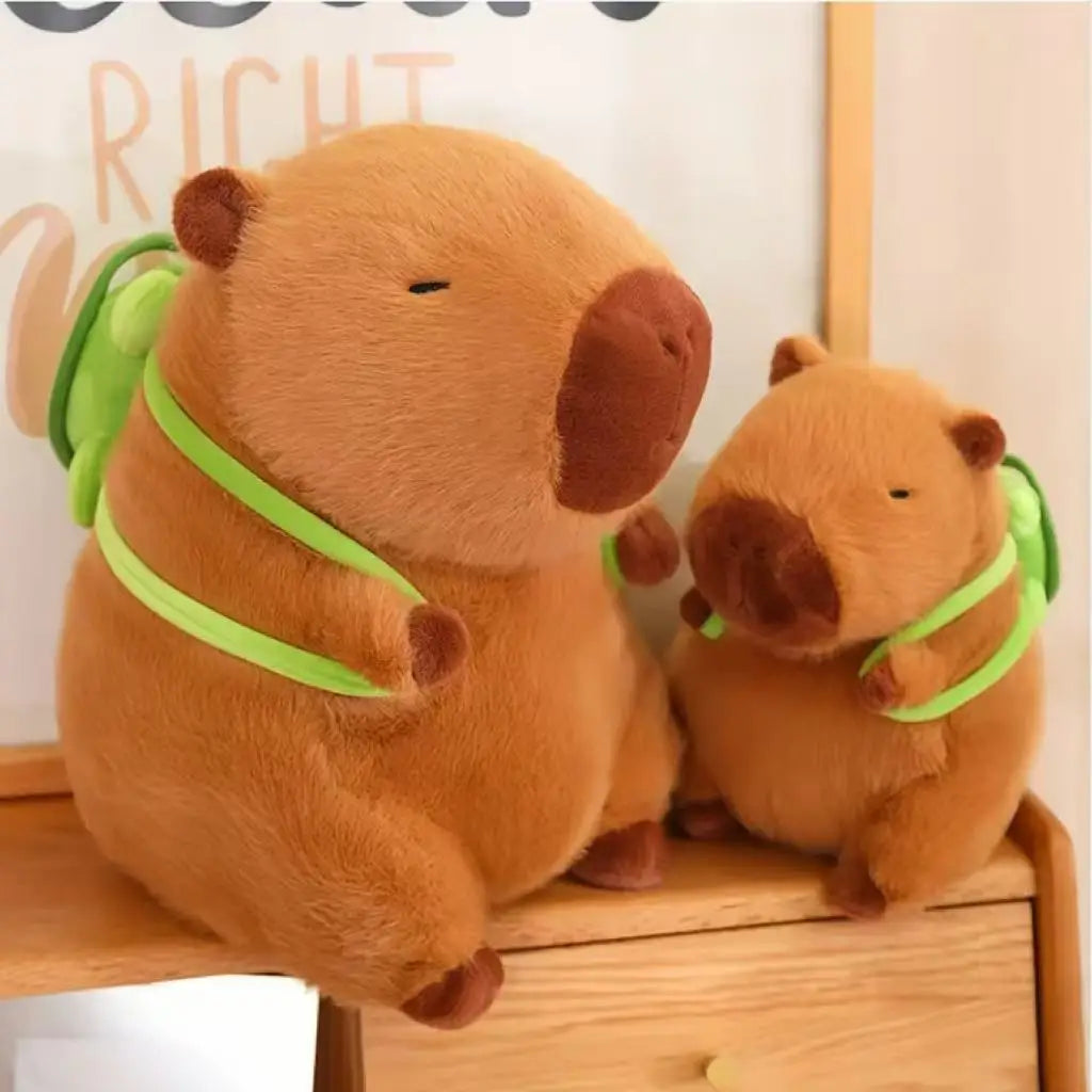 Capybara Plush Simulation Capibara Anime Fluffty Toy Cute Doll Stuffed Animals Soft Doll Plush Christmas Thanksgiving Gift 12-20