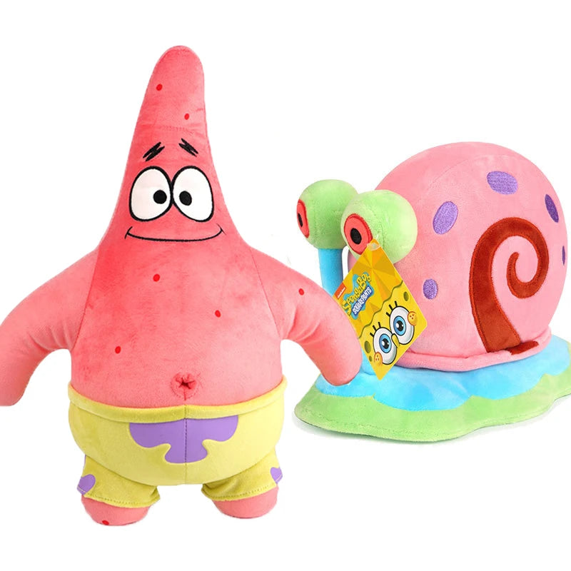 22-40Cm 100% Genuine Spongebob Patrick Star Kawaii Cartoon Animal Plush Toy Stuffed Doll Cartoon Soft Kids Toys Birthday Gift