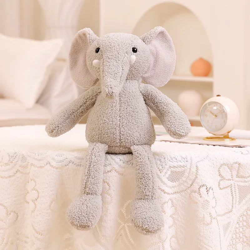 Kawaii Elephant Soft Pillows Baby Sleeping Pillow Stuffed Panda Duck Frog Comforter Plush Animal Cushion Best Gift For Kids