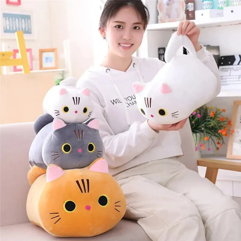 25CM Little Size Soft Animal Cartoon Pillow Cute Cat Plush Toy Stuffed Lovely Kids Birthyday Gift