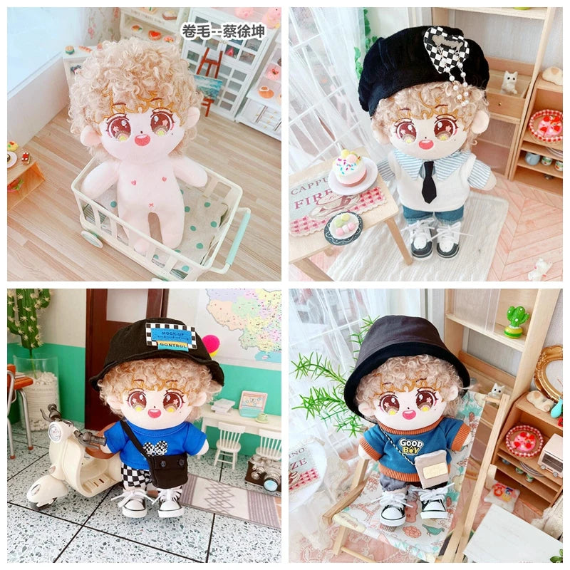 20cm IDol Doll Star Plush Cotton Dolls Cute Stuffed Plushies Figure Dolls Toys Fans Collection Children Gifts