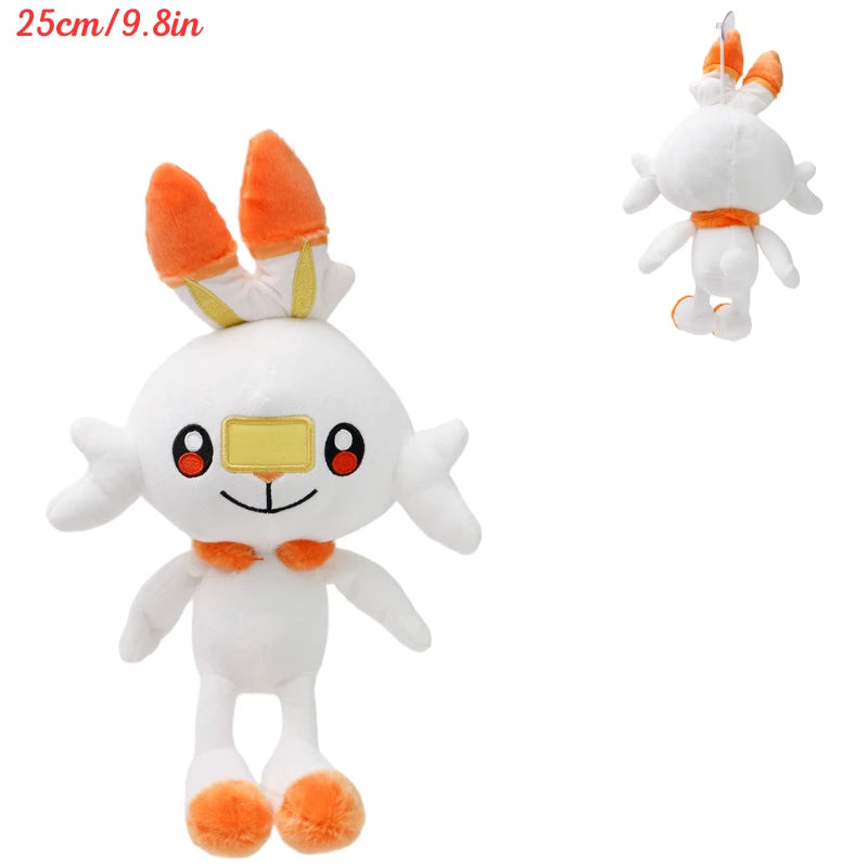 POKEMON Cubone Raichu Piplup Smoliv Phanpy Plush Toy Anime Wobbuffet Gengar Rowlet Meowth Mewtwo Peluche Doll Birthday Gift Kids