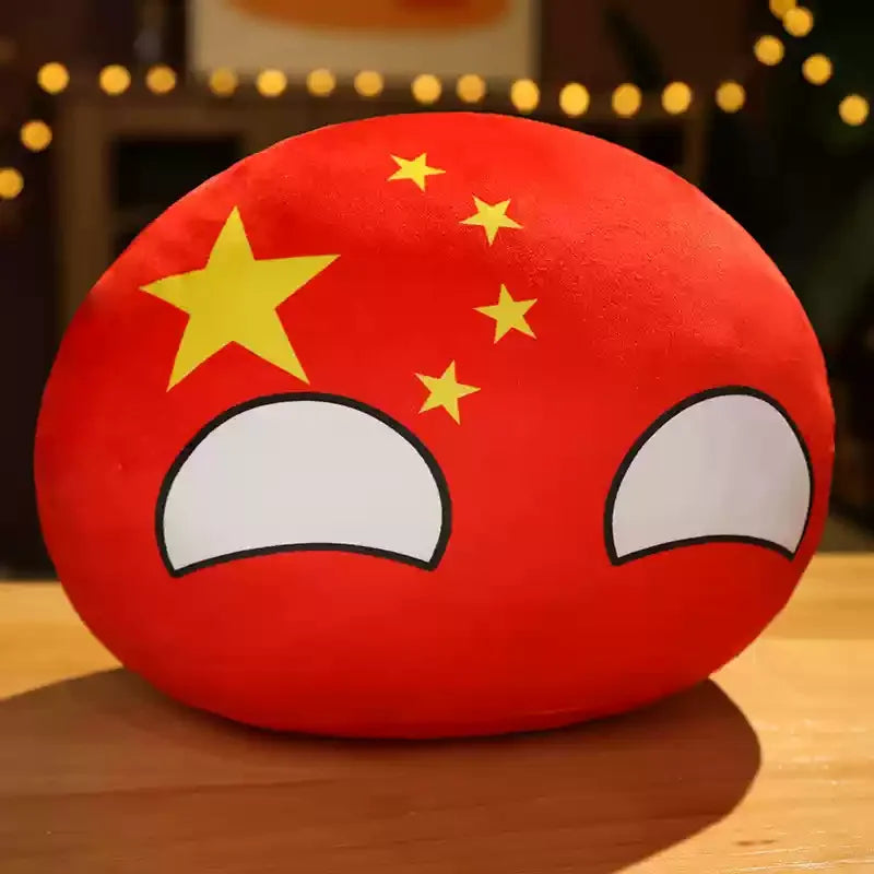 30cm Countryball Plush Toys Kawaii Stuffed Pillow Polandball East Germany Canada Italy Switzerland Kid Gift