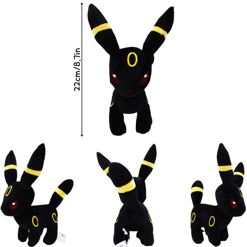 9 Styles Pokemon Umbreon Kawaii Soft Plush Toys Cute Anime Standing Shiny Umbreon Stuffed Animals Peluche Dolls Birthday Gifts