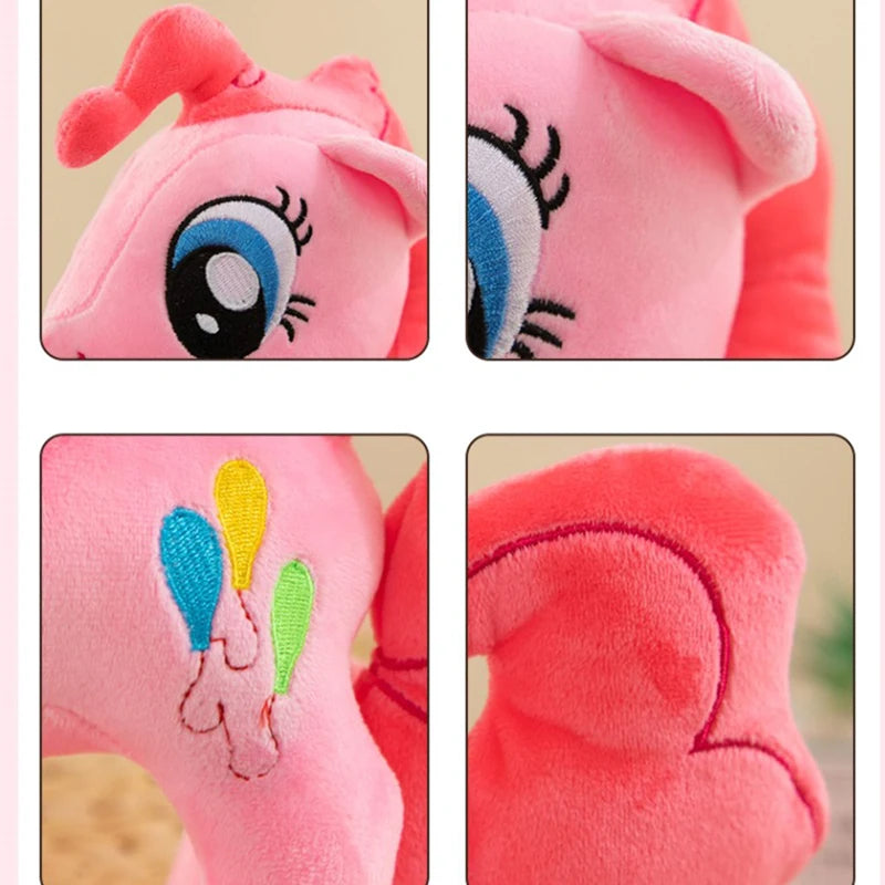 20Cm My Little Pony Plush Toys Anime Twilight Sparkle Fluttershy Pinkie Pie My Little Pony Soft Stuffed Doll Kids Birthday Gifts