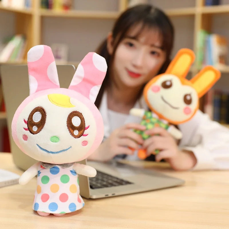 25cm/40cm Colorful Animal Crossing Plush Stuffed Dolls Tom Nook Porter Bunnie Marina Flora Chrissy Tasha Plushies Kids Gift Toy