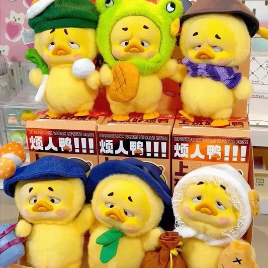 2024 Upsetduck Cute Duck Series Plush Doll Blind Box Toys Kawaii Action Figure Model Dolls Mystery Box Toys Surprise Gifts Girl