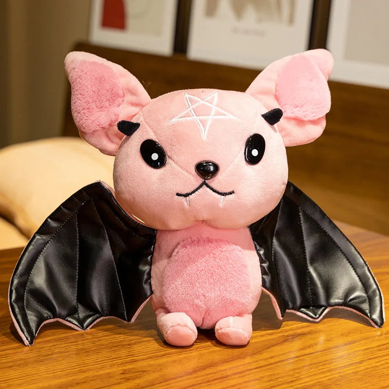 30cm Halloween Plushy Four-color Demon Bat Cartoon Soft Model For Boys and Girls Christmas Halloween Holiday Gifts